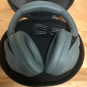 Sony Over-Ear Wireless Headphones in Teal Gray
